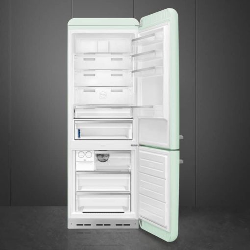 Smeg 50's Retro Style Aesthetic 18 Cu. Ft. Pastel Green Right-Hinge Bottom Freezer Refrigerator With Manual Ice Maker - Image 2