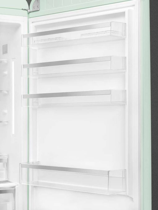 Smeg 50's Retro Style Aesthetic 18 Cu. Ft. Pastel Green Right-Hinge Bottom Freezer Refrigerator With Manual Ice Maker - Image 9