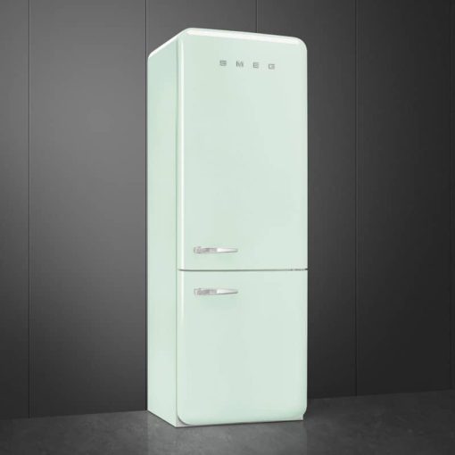 Smeg 50's Retro Style Aesthetic 18 Cu. Ft. Pastel Green Right-Hinge Bottom Freezer Refrigerator With Manual Ice Maker - Image 4