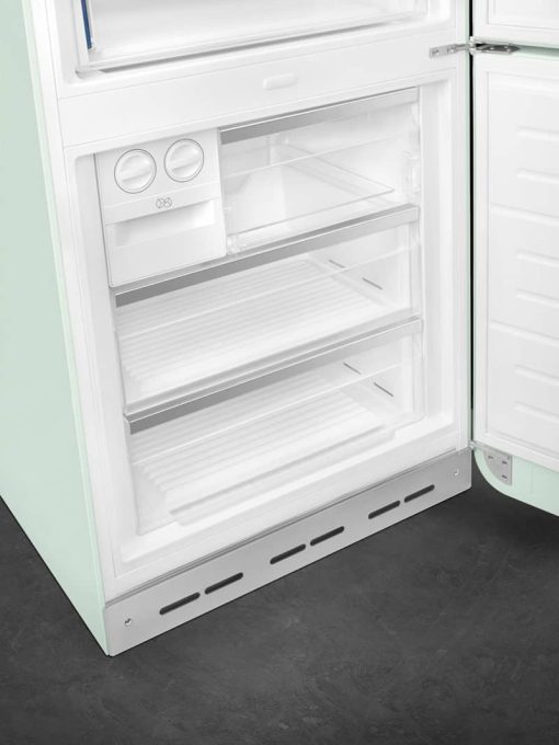 Smeg 50's Retro Style Aesthetic 18 Cu. Ft. Pastel Green Right-Hinge Bottom Freezer Refrigerator With Manual Ice Maker - Image 11