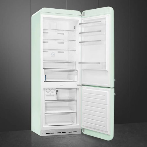 Smeg 50's Retro Style Aesthetic 18 Cu. Ft. Pastel Green Right-Hinge Bottom Freezer Refrigerator With Manual Ice Maker - Image 3