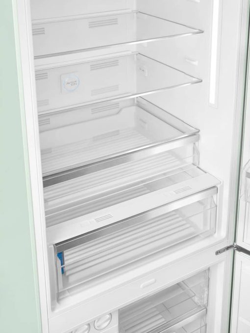Smeg 50's Retro Style Aesthetic 18 Cu. Ft. Pastel Green Right-Hinge Bottom Freezer Refrigerator With Manual Ice Maker - Image 7