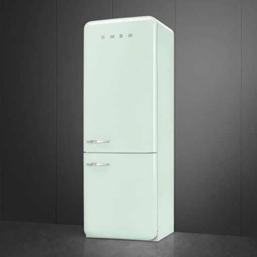 Smeg 50's Retro Style Aesthetic 18 Cu. Ft. Pastel Green Right-Hinge Bottom Freezer Refrigerator With Manual Ice Maker - Image 5