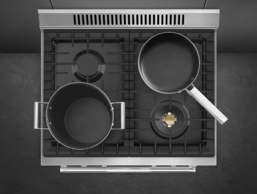 Smeg Professional 30" Stainless Steel Gas Range - Image 7