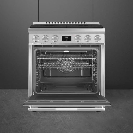 Smeg Professional 30" Stainless Steel Gas Range - Image 2