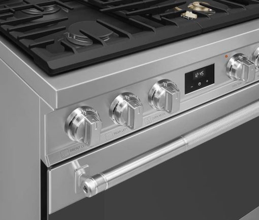 Smeg Professional 30" Stainless Steel Gas Range - Image 6