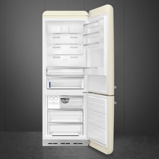 Smeg 50's Retro Style Aesthetic 18 Cu. Ft. Cream Right-Hinge Bottom Freezer Refrigerator With Manual Ice Maker - Image 2
