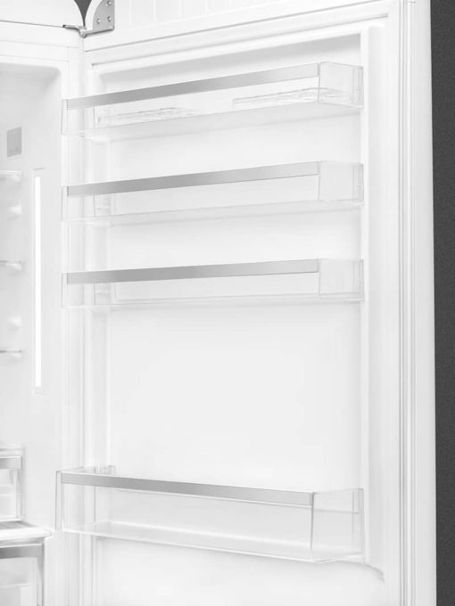 Smeg 50's Retro Style Aesthetic 18 Cu. Ft. White Right-Hinge Bottom Freezer Refrigerator With Manual Ice Maker - Image 8