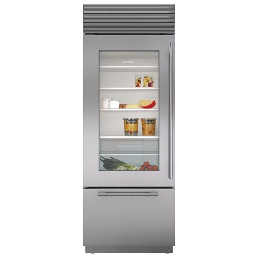 17.3 cu ft Bottom Freezer Stainless Refrigerator