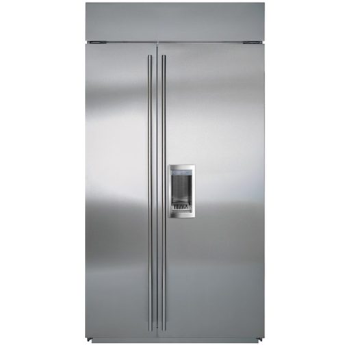 23.9 cu ft Side-by-Side Panel Ready Refrigerator