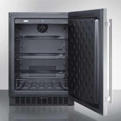 4.6 cu ft All Refrigerator Stainless Refrigerator - Image 3