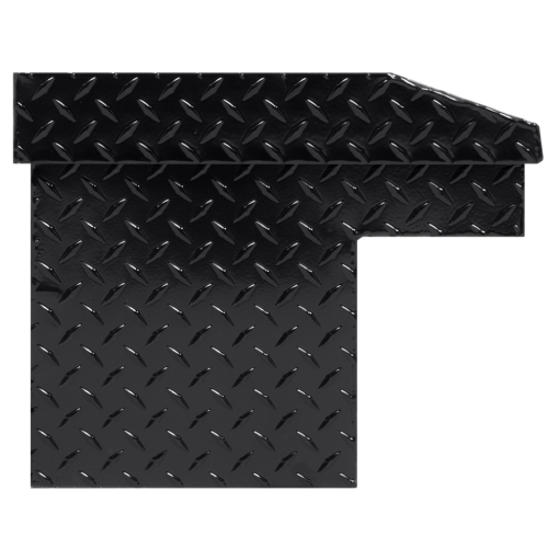 Weather Guard 56" Low Profile Lo-Side Truck Tool Box Aluminum Gloss Black - Image 4