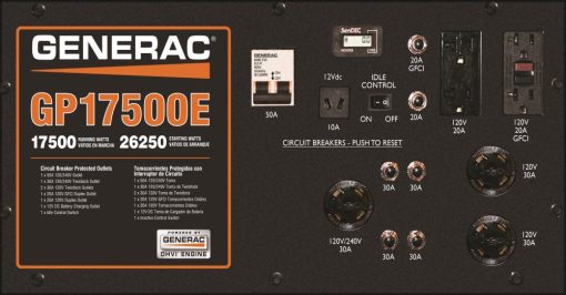 GP 17,500-Running-Watt Portable Generator with Generac Engine - Image 4