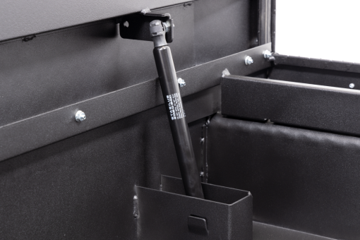 Weather Guard Saddle Truck Tool Box Aluminum Low Profile Textured Matte Black - Image 7