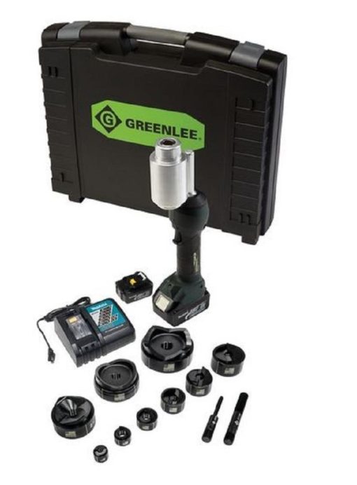 Intellipunch™ 11 Ton Hydraulic Knockout Slug Buster Set 1/2 - 3 In. Plus 4 In. for Mild Steel