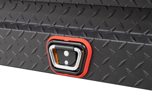 Weather Guard 87" Lo-Side Truck Tool Box Aluminum Textured Matte Black - Image 8