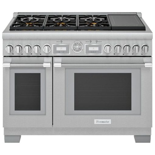 48" Dual Fuel Self Clean Convection Range