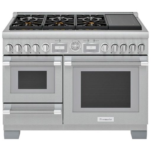 48" Dual Fuel Self Clean Convection Range