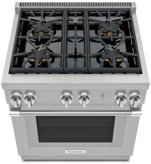Thermador Pro Harmony 30" Stainless Steel Dual Fuel Range - Image 3