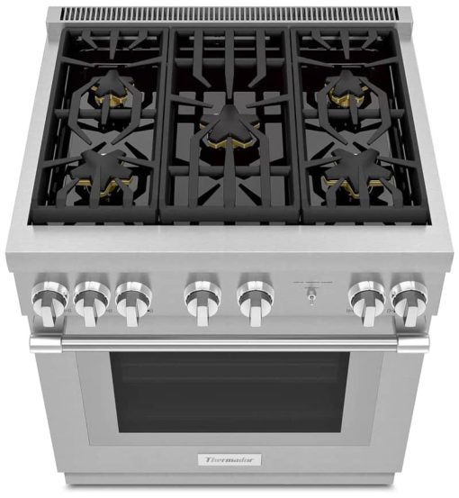 Thermador Pro Harmony 30" Stainless Steel Dual Fuel Range - Image 2