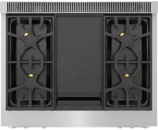 Thermador Pro Grand 36" Stainless Steel Commercial Depth Dual Fuel Range - Image 3