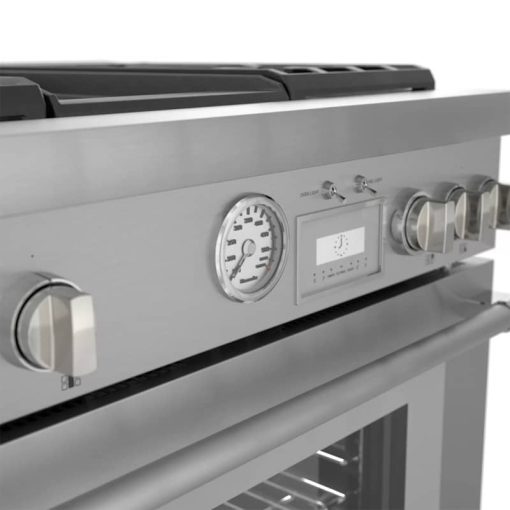 Thermador Pro Grand 36" Stainless Steel Commercial Depth Dual Fuel Range - Image 5