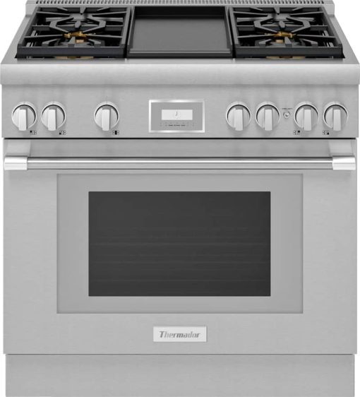 Thermador Pro Harmony 36" Stainless Steel Dual Fuel Range