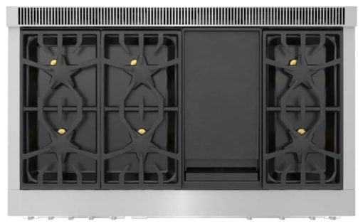 Thermador Pro Grand 48" Stainless Steel Commercial-Depth Dual-Fuel Range With Griddle - Image 3