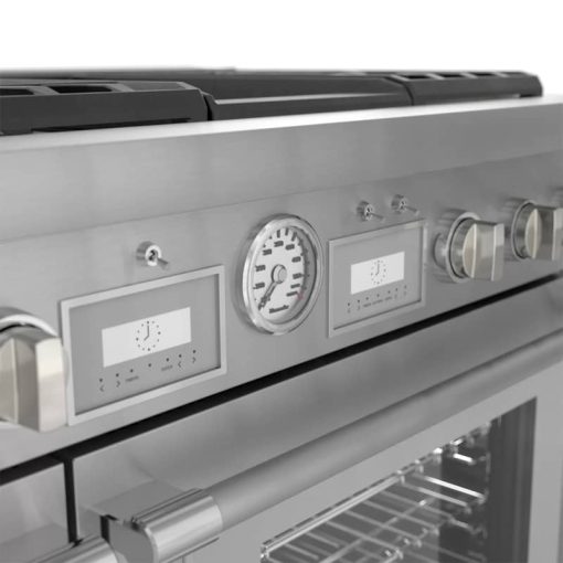 Thermador Pro Grand 48" Stainless Steel Commercial-Depth Dual-Fuel Range With Griddle - Image 6