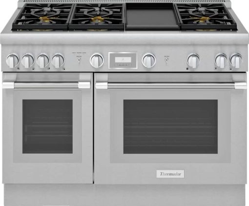 Thermador Pro Harmony 48" Stainless Steel Dual Fuel Range With Griddle