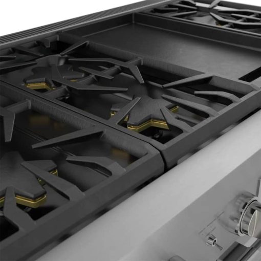 Thermador Pro Harmony 48" Stainless Steel Dual Fuel Range With Griddle - Image 6