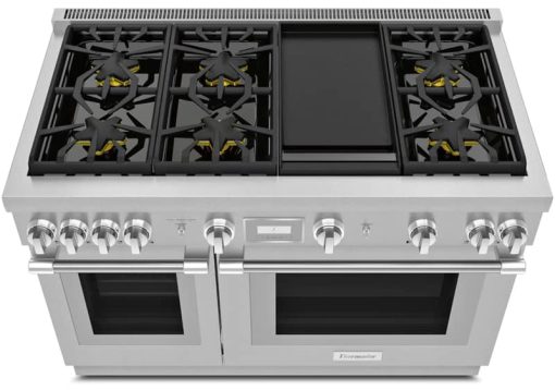 Thermador Pro Harmony 48" Stainless Steel Dual Fuel Range With Griddle - Image 4