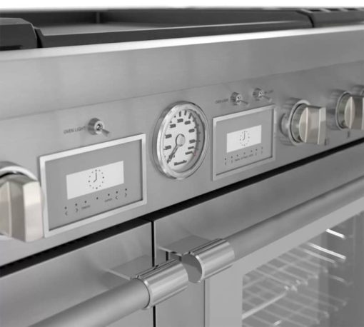 Thermador Pro Grand 60" Stainless Steel Commercial-Depth Dual-Fuel Range With Double Griddle - Image 6