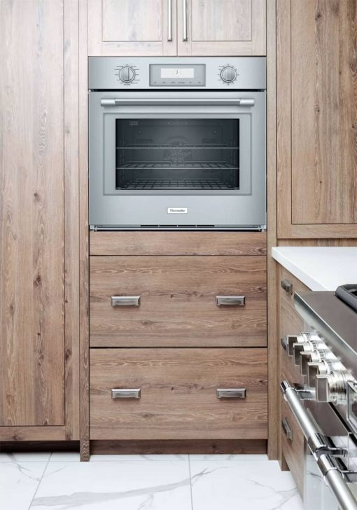 Thermador ADA Professional Series 30" Gray Glass On Stainless Steel Single Built-In Oven - Image 3