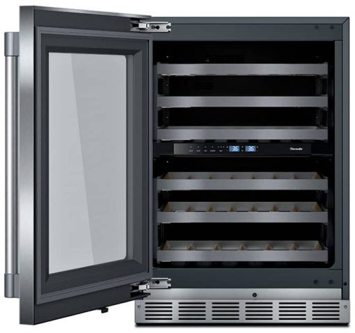 Thermador 24" Stainless Frame Left-Hinge Under-Counter Wine Reserve With Professional Series Handle - Image 2