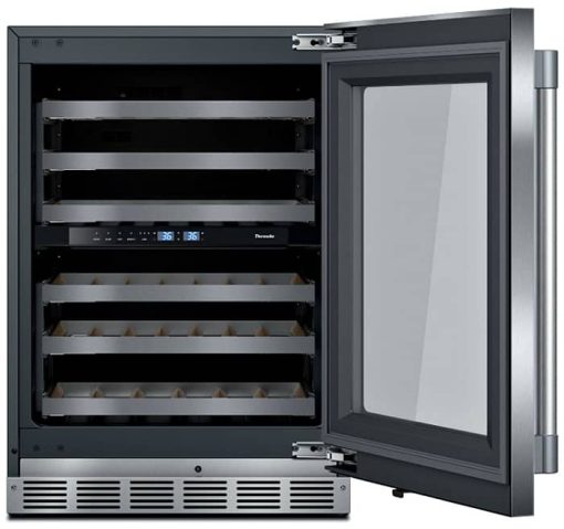 Thermador 24" Stainless Frame Right-Hinge Under-Counter Wine Reserve With Professional Series Handle - Image 2