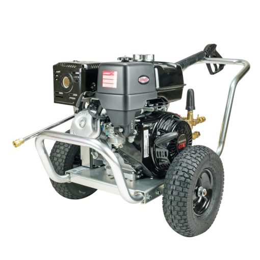 Aluminum Water Blaster 4200 PSI at 4.0 GPM HONDA GX390 with AAA Triplex Plunger Pump Cold Water Professional Belt Drive Gas Pressure Washer (49-State)