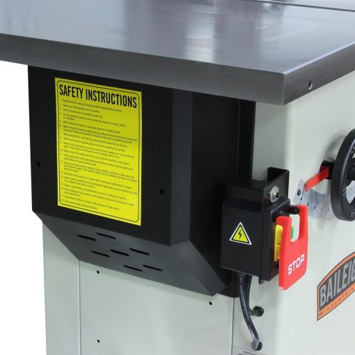 Baileigh TS-1044H Hybrid Table Saw 110V 1 Phase 1.75HP 10" - Image 9
