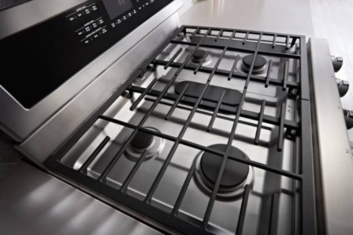 KitchenAid 30" Stainless Steel Gas Double Oven Convection Range - Image 3
