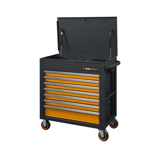 GEARWRENCH GSX Series Rolling Tool Cart Tilt Top 35" 7 Drawer