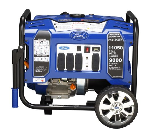 Ford 11,050/9,000-Watt Dual Fuel Gasoline/Propane Powered Electric/Recoil Start Portable Generator with 457 CC Ducar Engine - Image 7