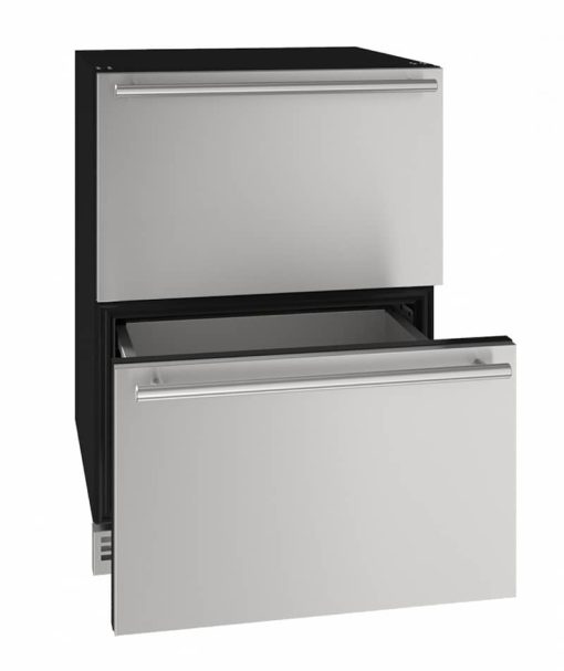 U-Line 24" Stainless Steel Refrigerator Drawers - Image 3