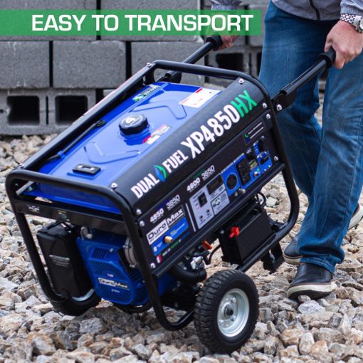 DuroMax Generator Dual Fuel Gas Propane Portable with CO Alert 4850 Watt - Image 10
