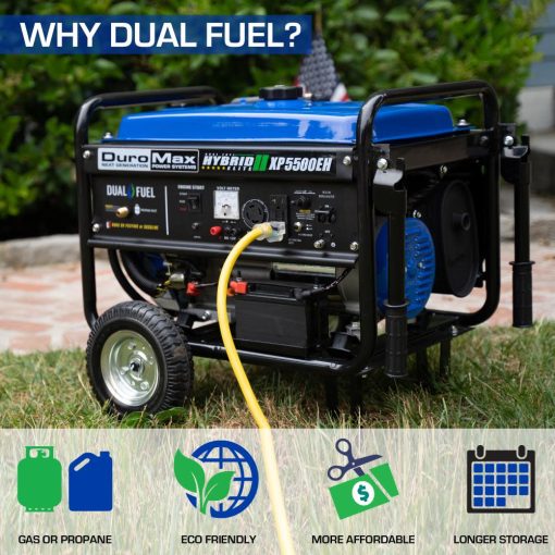 5500-Watt Dual Fuel Hybrid Portable Generator - Image 3