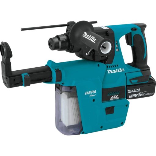 18 Volt LXT Lithium-Ion Brushless Cordless 1 in. Rotary Hammer Kit, Accepts SDS-Plus Bits, w/ HEPA Vacuum Attachment, 5.0 Ah - Image 2