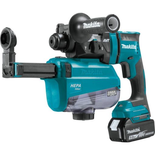 18V LXT® Li-Ion BR Cordless 11/16 In. AVT® SDS-Plus Rotary Hammer Kit with AWS Capable HEPA Dust Extractor - Image 2