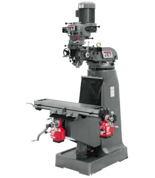 JTM-1 Mill with X Powerfeed and Y Powerfeed Installed