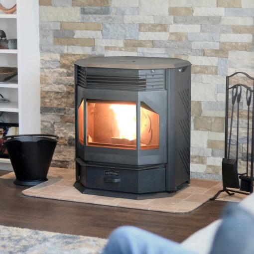 No.210 Bay Front EPA Approved High-Efficiency Pellet Stove with Smart Home Technology, Heats 2500 St Ft Area - Image 3