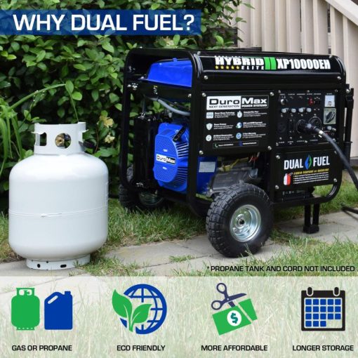 10000-Watt Dual Fuel Hybrid Portable Generator - Image 3