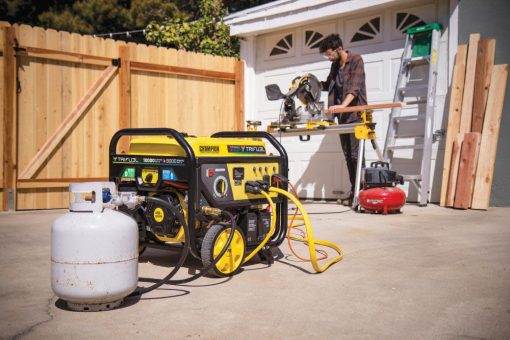 Champion Tri Fuel Portable Natural Gas Generator with CO Shield Electric Start 8000Watt - Image 6